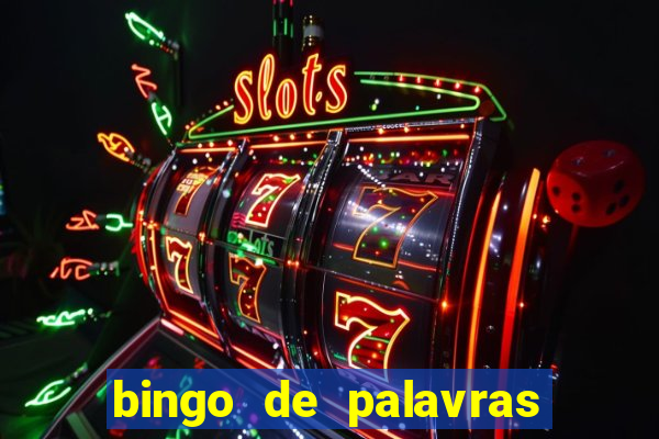 bingo de palavras de natal